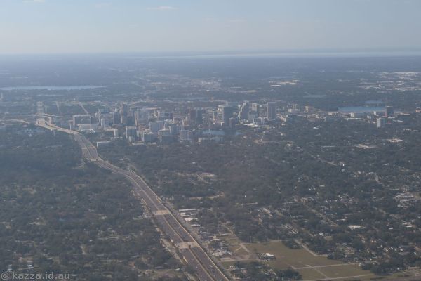 View west towards Orlando